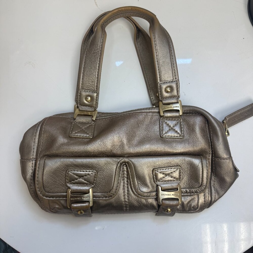 Michael Kors Gunmetal Pewter Shoulder Bag